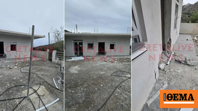 Ειδικοί πυροτεχνουργοί και ισχυρές αστυνομικές δυνάμεις στα Βορίζια της Κρήτης, τι βρέθηκε στην οικοδομή Ειδικοί πυροτεχνουργοί και ισχυρές αστυνομικές δυνάμεις στα Βορίζια της Κρήτης, τι βρέθηκε στην οικοδομή