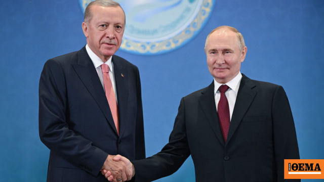 Επικοινωνία Ερντογάν – Πούτιν τη Δευτέρα για το Ουκρανικό και τη Μαύρη Θάλασσα