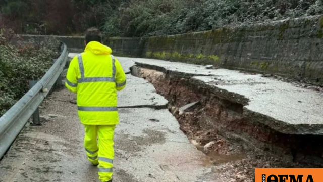 Πλημμυρισμένοι δρόμοι, προβλήματα στις μετακινήσεις, ανεμοστρόβιλος σε Ηλεία και Ιωάννινα