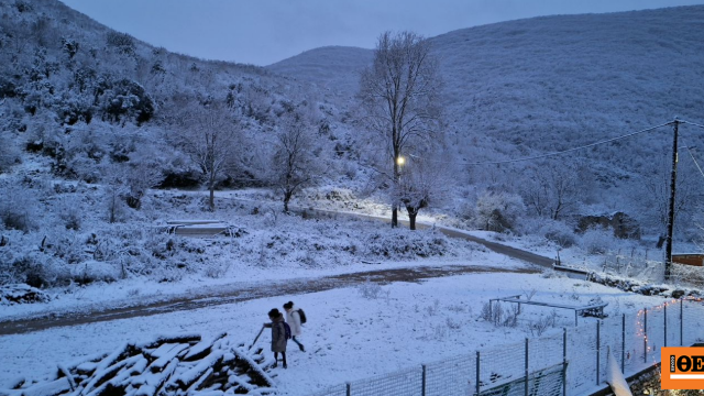 Ισχυρός παγετός στη βόρεια Ελλάδα, θερμοκρασίες έως -17 °C στο Οχυρό Νευροκοπίου
