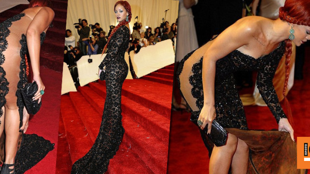Rihanna Rizee Τι είδαμε όταν έσκυψε η Rihanna!