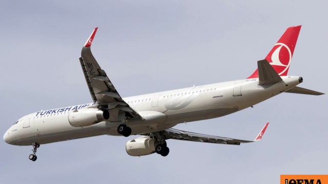 Αεροσκάφος της Turkish Airlines απογειώθηκε από το παράνομο αεροδρόμιο της Τύμπου και πέταξε πάνω από τη Λευκωσία