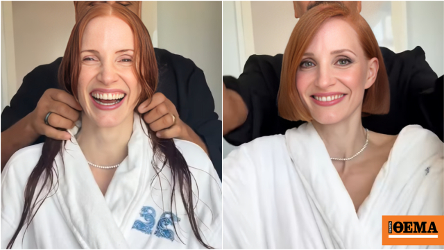 Η Τζέσικα Τσαστέιν έκοψε τα μαλλιά της σε πολύ κοντό καρέ, δείτε βίντεο