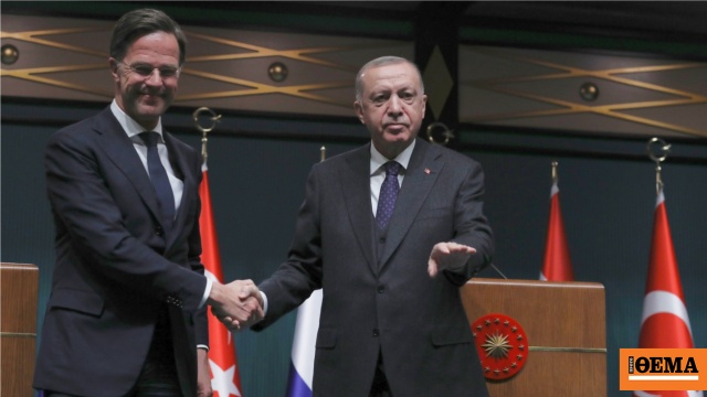 Συνάντηση Ερντογάν–Ρούτε στην Άγκυρα ενόψει της συνόδου του NATO τον Ιούλιο
