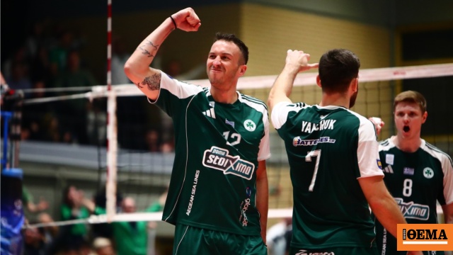 Volley League, Παναθηναϊκός - ΠΑΟΚ 3-2: Πράσινη ανατροπή και προβάδισμα τίτλου, δείτε βίντεο