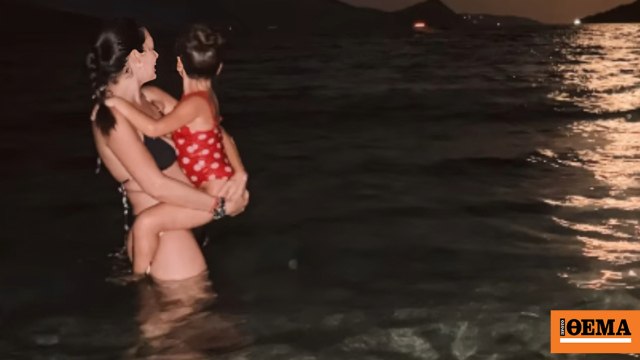 Η Νικολέττα Ράλλη έκανε βραδινό μπάνιο με την κόρη της, δείτε φωτογραφία
