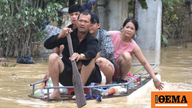 Τουλάχιστον 90 νεκροί από εκτεταμένες πλημμύρες μέσα σε μία εβδομάδα στο Βιετνάμ