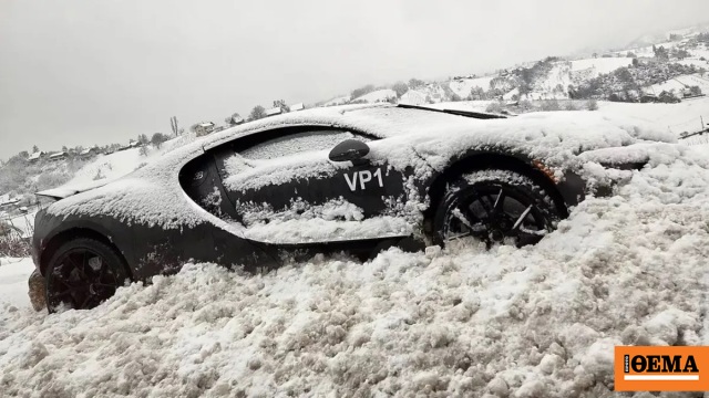 Χιονιάς και στην Αττική