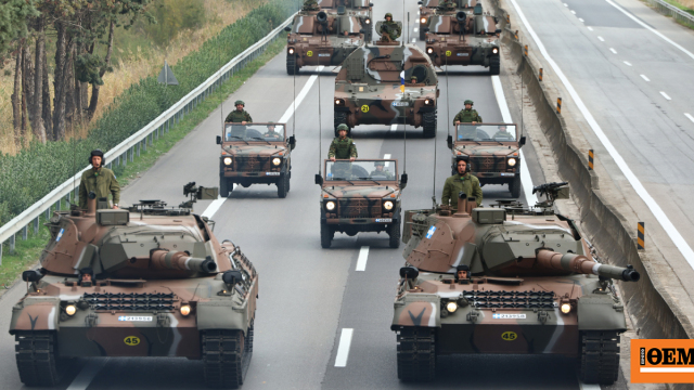 Στη Χαλκιδική η πρόβα της στρατιωτικής παρέλασης στη Θεσσαλονίκη για την 28η Οκτωβρίου