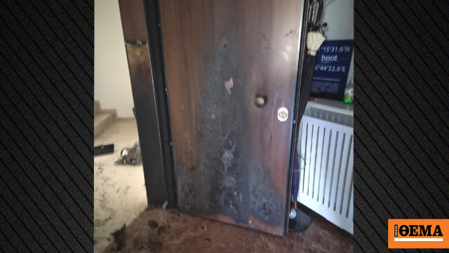 Attack on the political office of Deputy Minister of Foreign Affairs Haris Theoharis – Molotov cocktails were thrown at the door, see photos Attack on the political office of Deputy Minister of Foreign Affairs Haris Theoharis – Molotov cocktails were thrown at the door, see photos