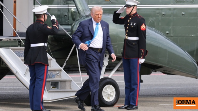 Ο Τραμπ λέει ότι προσβλέπει στις συνομιλίες με τον Τζινπίνγκ κατά την άφιξή του στη Νότια Κορέα Ο Τραμπ λέει ότι προσβλέπει στις συνομιλίες με τον Τζινπίνγκ κατά την άφιξή του στη Νότια Κορέα