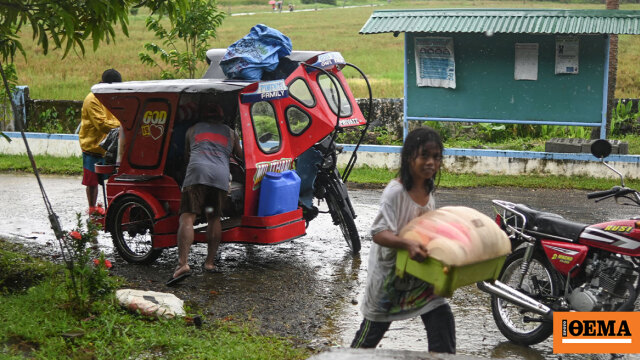 Χιλιάδες άνθρωποι αναζητούν καταφύγιο εν αναμονή του τυφώνα Kalmaegi