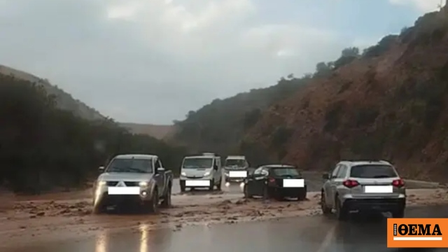 Έντονη βροχόπτωση και χαλάζι στην Κρήτη