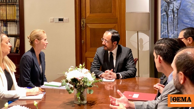 Το Κυπριακό και ο ρόλος της Κύπρου στη Μέση Ανατολή στο επίκεντρο της συνάντησης της συνάντησης Χριστοδουλίδη