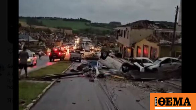 Πέντε άνθρωποι έχασαν τη ζωή τους και 130 τραυματίστηκαν από ανεμοστρόβιλο στη Βραζιλία