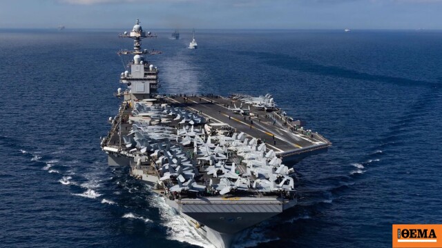 Το αεροπλανοφόρο Ford έφτασε στα ανοιχτά της Βενεζουέλας