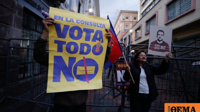 Ο Ισημερινός στις κάλπες μεθαύριο σε δημοψήφισμα κρίσιμο για τον πρόεδρο Νομπόα