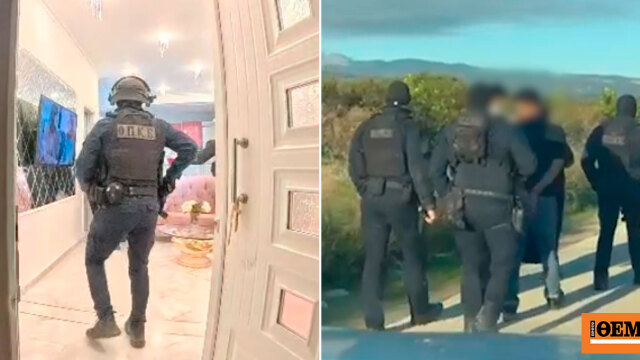 Νέο βίντεο από την επιχείρηση για Ρομά που είχαν βγάλει εκατομμύρια από απάτες: Άνδρες των ΟΠΚΕ εισβάλουν σε σαλόνια με όπλα και ασπίδες