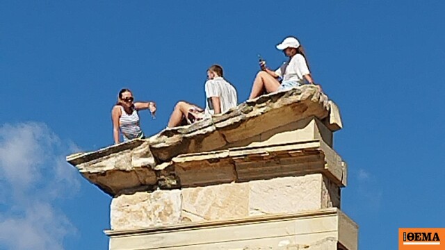 Τουρίστες… έκαναν ηλιοθεραπεία πάνω στον αρχαίο ναό του Απόλλωνα Υλάτη στη Λεμεσό