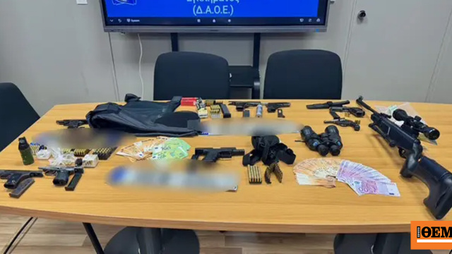 Βαρύ οπλοστάσιο, χρυσές λίρες και πάνω από €100.000 είχαν οι συλληφθέντες για τη δολοφονία του Γιάννη Λάλα