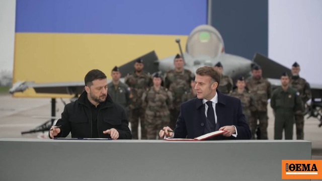 Στη Γαλλία ο Ζελένσκι, τον υποδέχτηκε ο Μακρόν