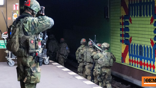 Άσκηση του Γερμανικού Στρατού στο μετρό του Βερολίνου με σενάρια… «αστικού πολέμου»