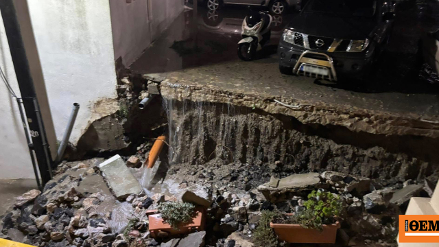 Kακοκαιρία Adel: Μεγάλες ζημιές στη Σαντορίνη