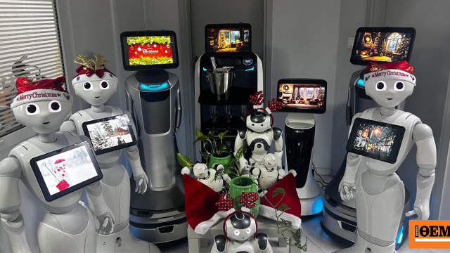 Ρομπότ κάνουν πρόβες για να πουν τα κάλαντα στη Θεσσαλονίκη