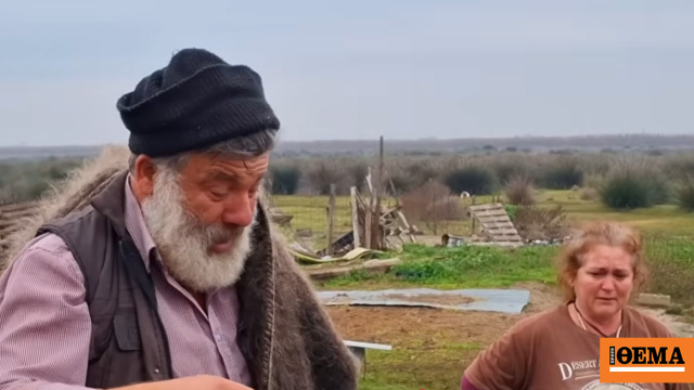 Με δάκρυα στα μάτια αποχαιρετά κτηνοτρόφος τα τελευταία πρόβατα της φυλής του Ρουμλουκίου