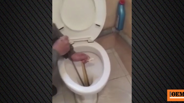 Μεγάλο φίδι ζούσε για 2 εβδομάδες σε λεκάνη τουαλέτας στην Καστοριά, δείτε βίντεο