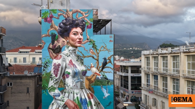 Η τοιχογραφία της Μαρίας Κάλλας στη Καλαμάτα αναδείχθηκε ως η κορυφαία παγκοσμίως για τον Νοέμβριο