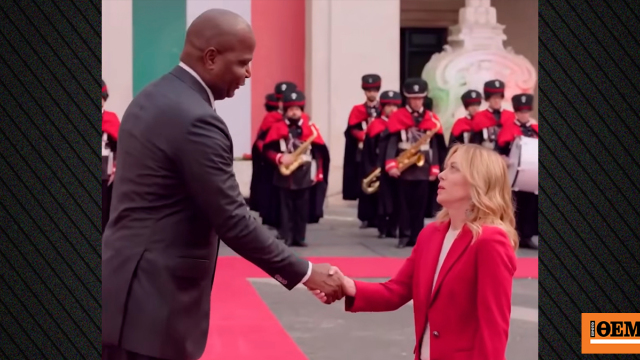 Η Τζόρτζια Μελόνι σάστισε όταν αντιλήφθηκε τη διαφορά ύψους με τον πρόεδρο της Μοζαμβίκης, δείτε βίντεο