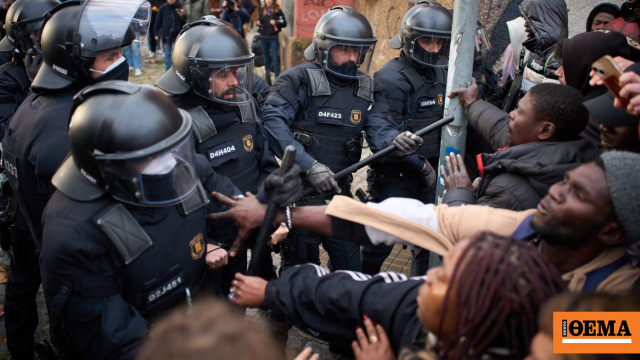 Εκατοντάδες μετανάστες στην Ισπανία εκδιώχθηκαν από πρώην λύκειο όπου είχαν βρει καταφύγιο