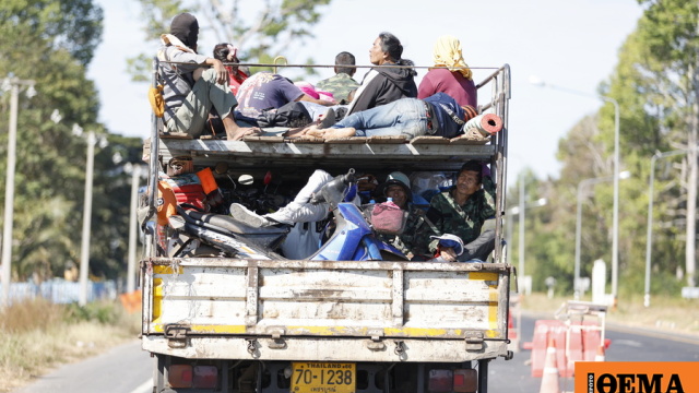 Σχεδόν ένα εκατ. οι εκτοπισμένοι σε Καμπότζη και Ταϊλάνδη εξαιτίας των εχθροπραξιών