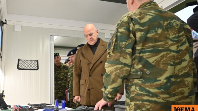 Στη δεύτερη μονάδα παραγωγής drone στην Ξάνθη ο Δένδιας για τα Χριστούγεννα