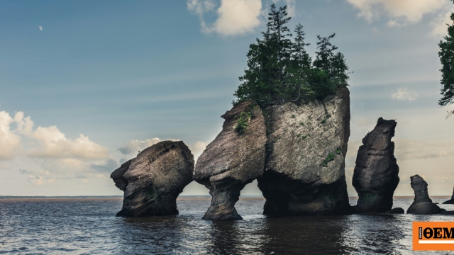 Η περιοχή του Καναδά όπου οι μεγαλύτερες παλίρροιες στον κόσμο αποκαλύπτουν νησιά, φάλαινες και απολιθώματα 300 εκατ. ετών
