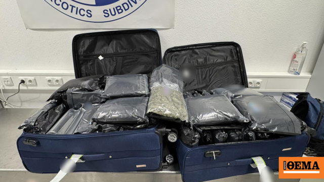 Συνελήφθησαν τρεις γυναίκες στο «Ελ.Βενιζέλος», προσπάθησαν να εξάγουν 72 κιλά κάνναβης