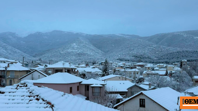 Στα λευκά Ηλεία, Μεσσηνία και Σέρρες, χιονίζει σε Βίλια και Πάρνηθα, δείτε βίντεο από τις περιοχές που το έχει στρώσει
