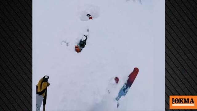 Άνδρας σώζει σκιέρ που είχε θαφτεί κάτω από χιόνι μετά από χιονοστιβάδα στην Ελβετία