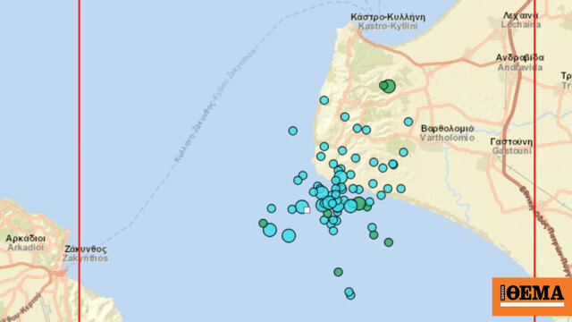 Συστάδα σεισμών στην Κυλλήνη, τι ανησυχεί τους ειδικούς