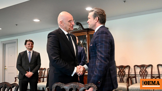 Πρόσκληση Δένδια στον Χέγκσεθ να επισκεφθεί την Ελλάδα, συζήτησαν για τα F-35