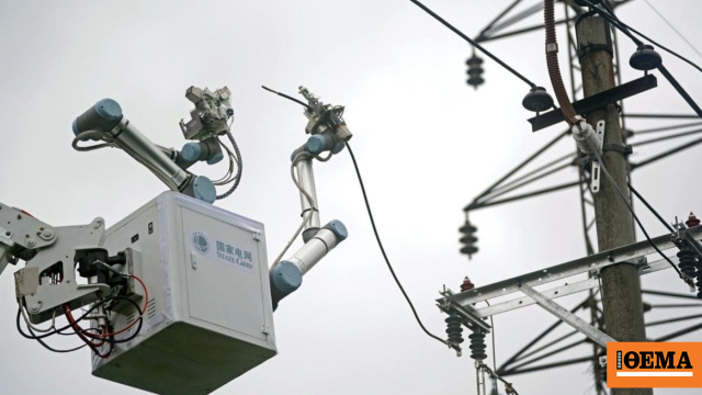 Ρομπότ ηλεκτρολόγος στην Κίνα: Επισκεύασε επιτυχώς γραμμή ρεύματος 10kV