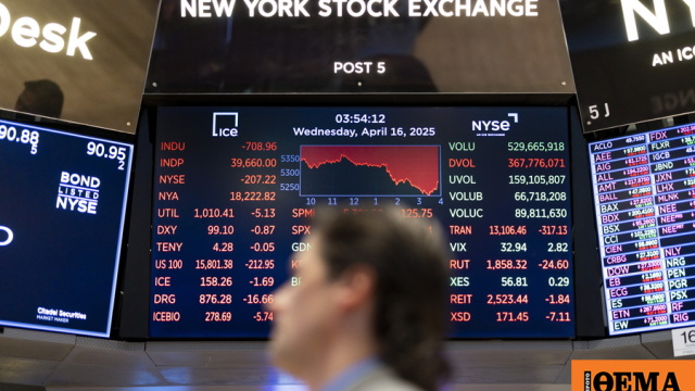 Wall Street: Βαριές απώλειες στους δείκτες καθώς δεν φαίνεται τερματισμός του πολέμου