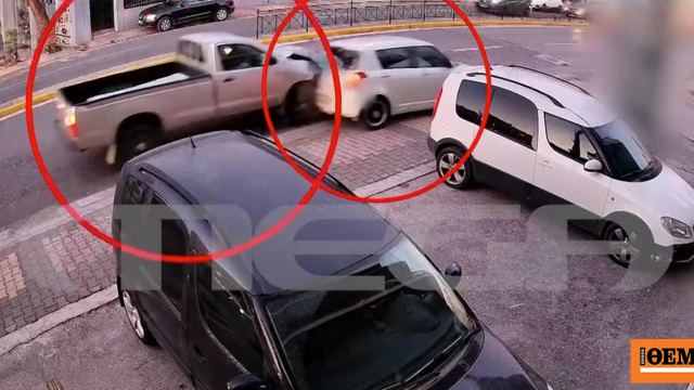 Η στιγμή που μεθυσμένος οδηγός αγροτικού τρακάρει με προπορευόμενο ΙΧ, είχε μέσα τα δύο ανήλικα παιδιά του, βίντεο