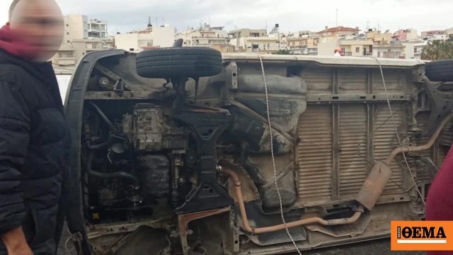 Πανικός σε λαϊκή αγορά στο Ηράκλειο: Αναποδογύρισαν αγροτικά κι έπεσαν οι τέντες εξαιτίας των δυνατών ανέμων , δείτε βίντεο