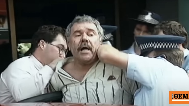 «A succulent Chinese meal;»: Πώς η επική σκηνή της σύλληψης ενός άνδρα το 1991 γράφτηκε για πάντα στην ιστορία της Αυστραλίας