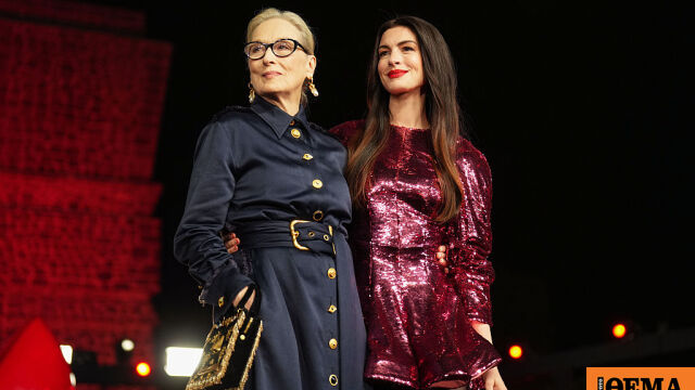 Η Αν Χάθαγουεϊ και η Mέριλ Στριπ ξεκινούν την press tour του The Devil Wears Prada 2 με στυλ