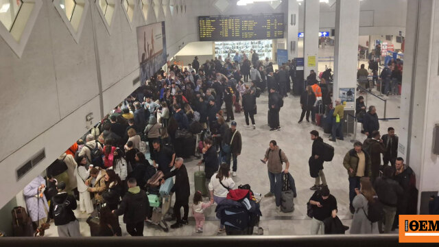 Χάος στο αεροδρόμιο Ηρακλείου, ακυρώσεις πτήσεων και εγκλωβισμένοι επιβάτες λόγω της αφρικανικής σκόνης