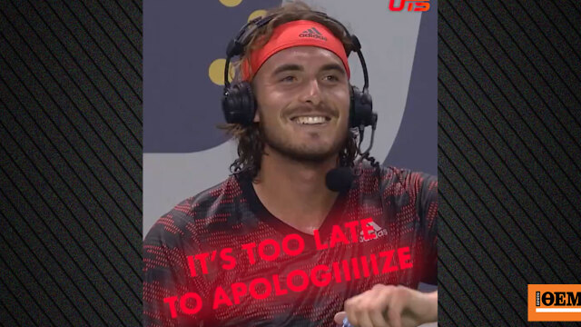 Ο Τσιτσιπάς τραγουδάει το «Apologize» των One Republic και αυτοτρολάρεται: «Καλώς ή κακώς επέλεξα το τένις αντί του τραγουδιού»