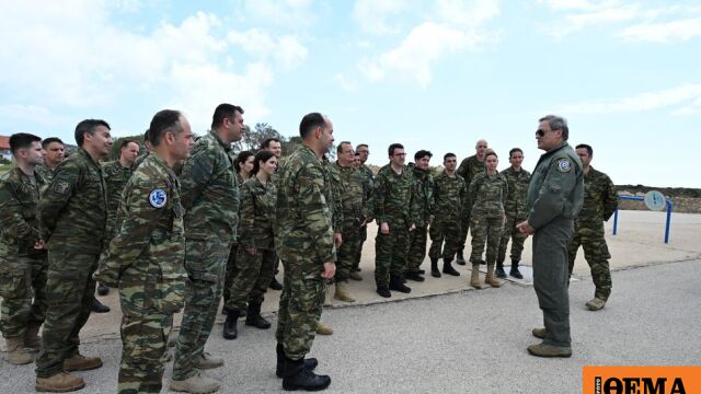 Στην Κάρπαθο ο αρχηγός της Πολεμικής Αεροπορίας - Επισκέφθηκε την 26η Μοίρα κατευθυνόμενων βλημάτων «Patriot»